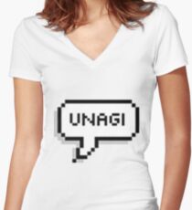Unagi Women's Fitted V-Neck T-Shirt