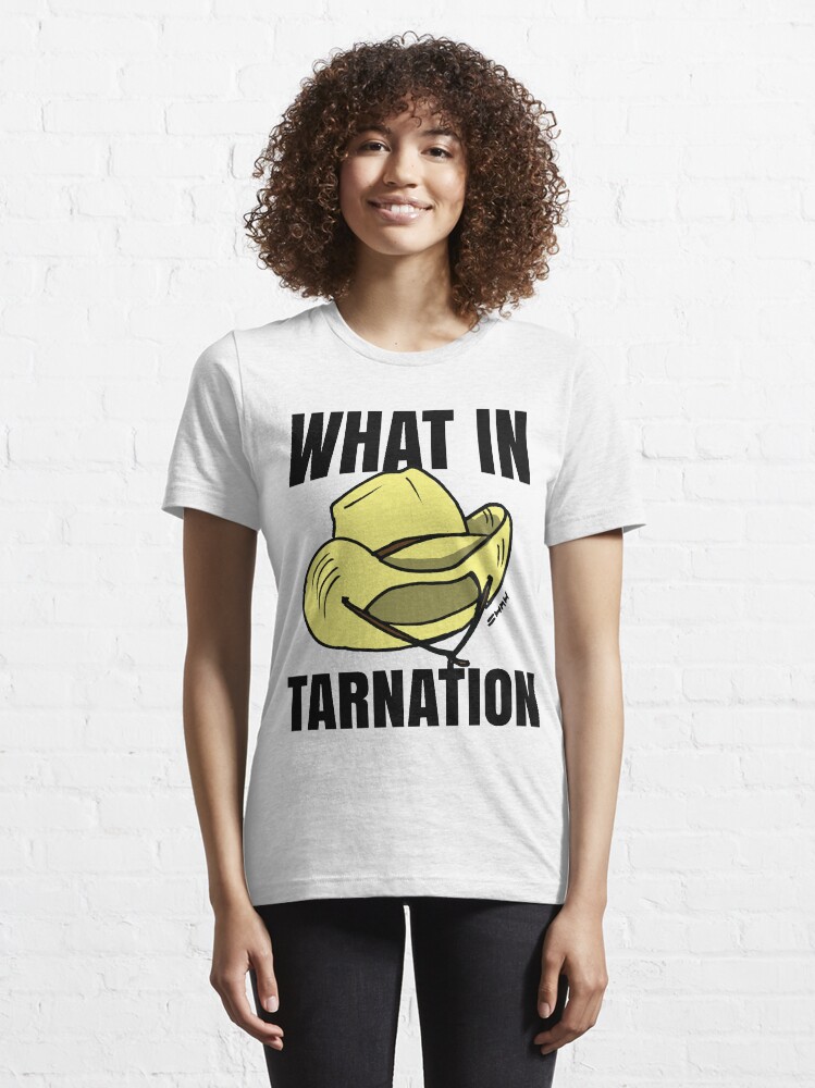 Alternate view of What in Tarnation Meme Cowboy Hat Essential T-Shirt