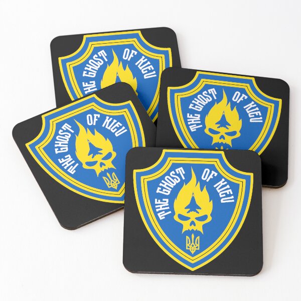 Item preview, The Ghost of Kiev, skull, patch, Ukraine, MiG-29  designed and sold by t0xicpezz.