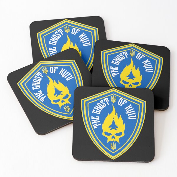Item preview, The Ghost of Kyiv, skull, shield, Ukraine, MiG-29  designed and sold by t0xicpezz.