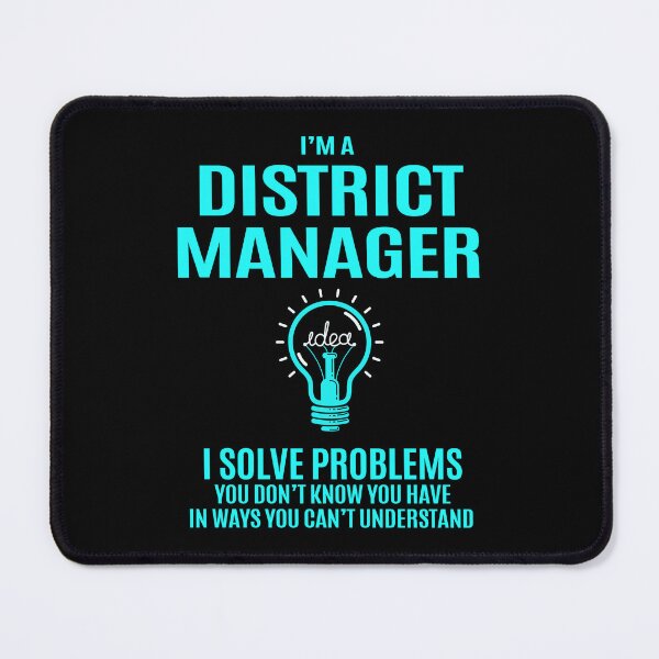 Item preview, District Manager T Shirt - I Solve Problems Gift Item Tee designed and sold by miraschroe.