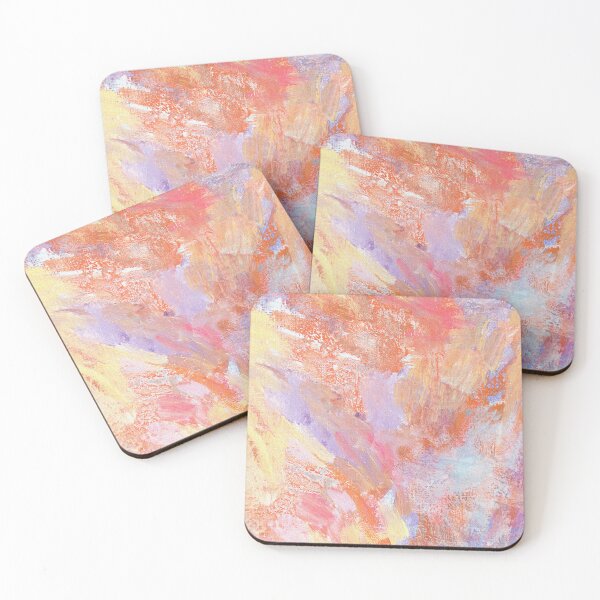 Item preview, Abstract art canvas Colorful oil painting texture designed and sold by becased.