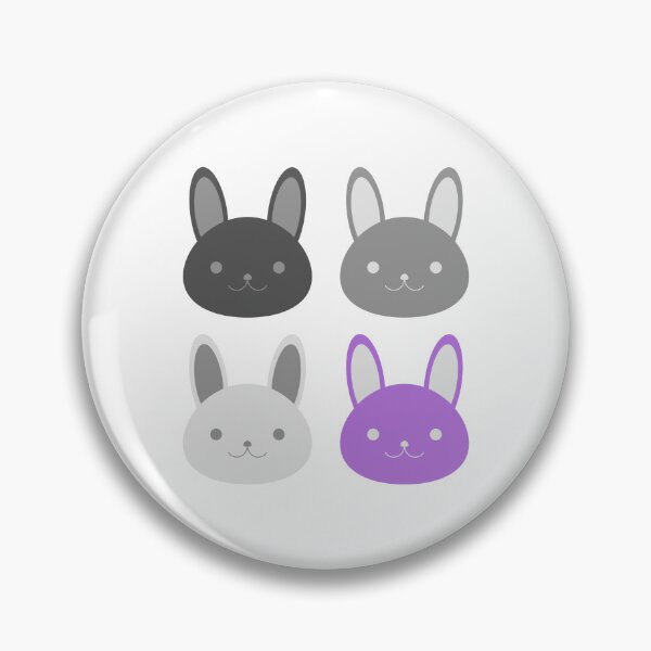Item preview, asexual pride bunnies designed and sold by asexual-musings.
