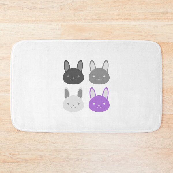 Item preview, asexual pride bunnies designed and sold by asexual-musings.