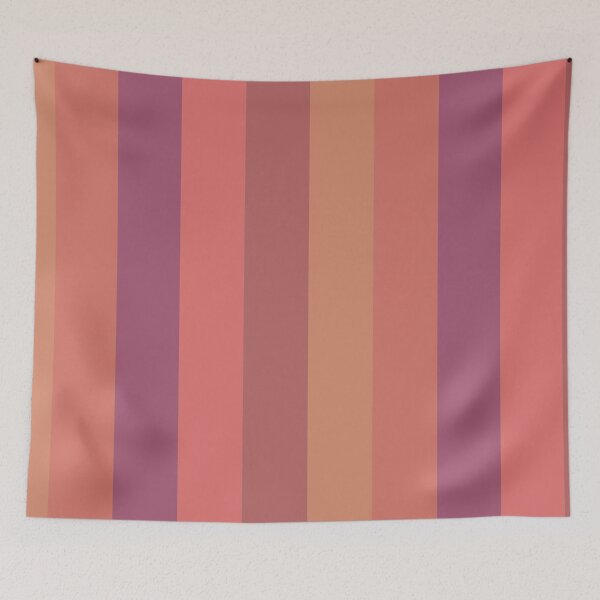 Item preview, Pinkish Purple Gradient Vertical Five Stripes  designed and sold by LoloTrends.