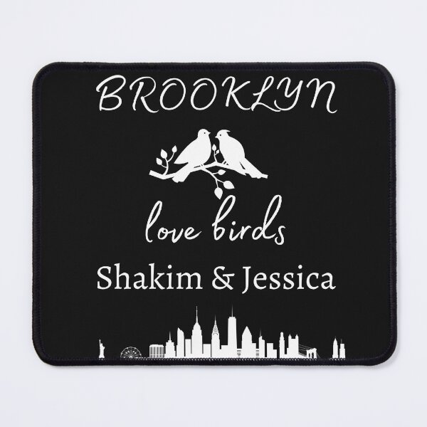 Item preview, WEDDING , LOVE, BROOKLYN,SKYLINE, LOVE BIRDS, BLACK, WHITE WEDDING DESIGN designed and sold by DoloresAlaire.