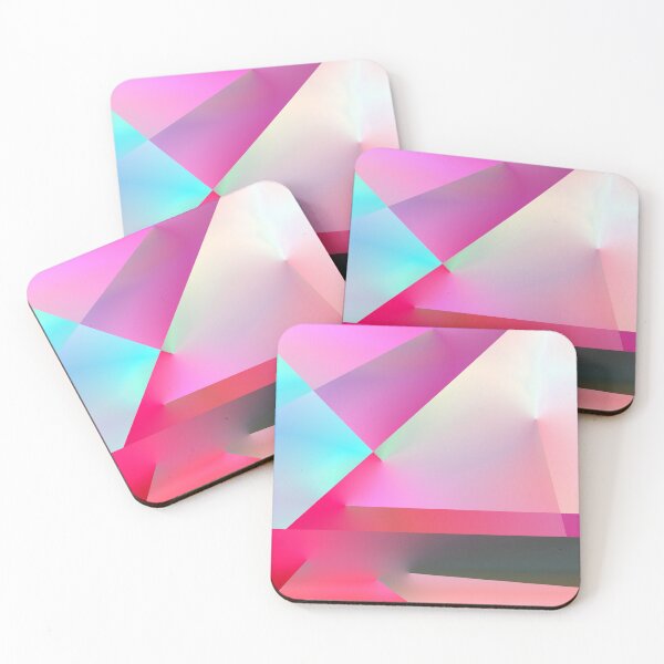 Item preview, Abstract Color Texture Geometric Pink Art designed and sold by Ankerd.