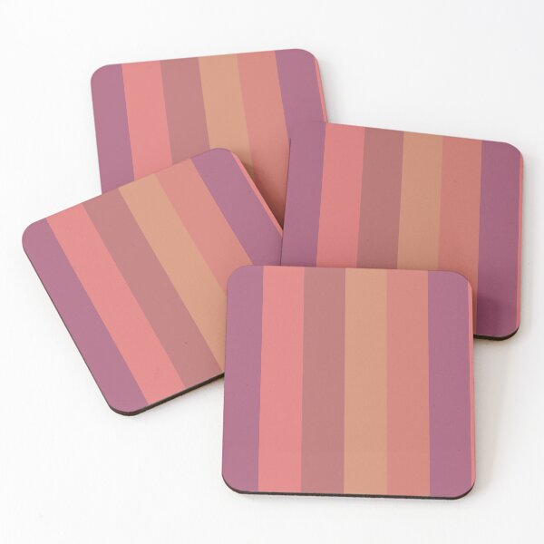 Item preview, Pinkish Purple Gradient Vertical Five Stripes  designed and sold by LoloTrends.