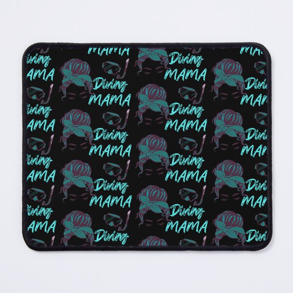 Item preview, Messy Bun Diving Mama designed and sold by Rally-Girl.