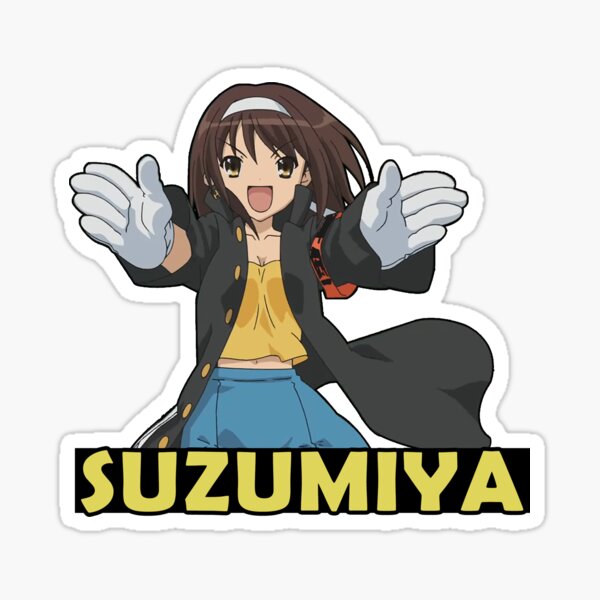 Haruhi Suzumiya Anime Shirt Sticker By Mechajames Redbubble