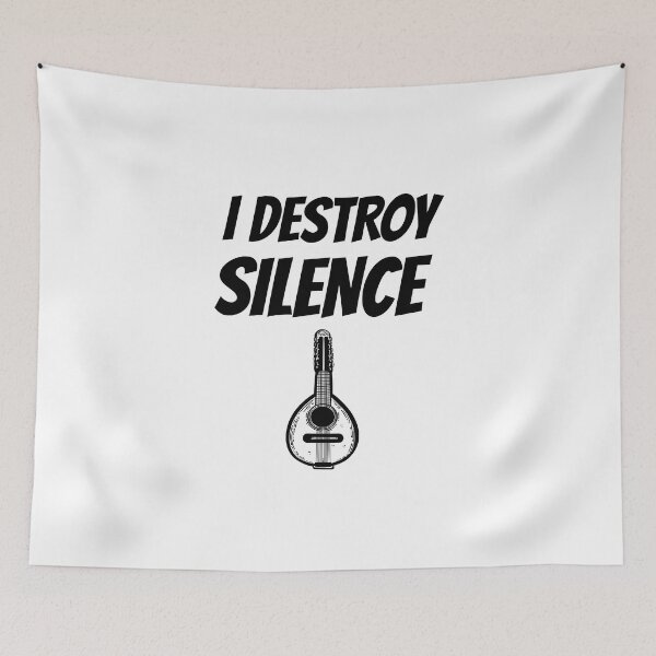 Item preview, I Destroy Silence - Mandolin designed and sold by designs from musicians for musicians.