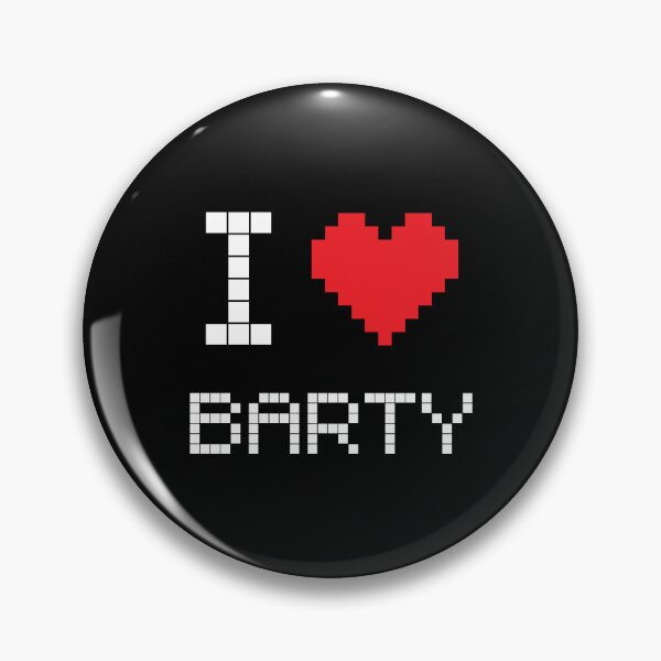 Item preview, I Love Barty: Tennis Retro Pixel Dark designed and sold by OutofFocusShop.