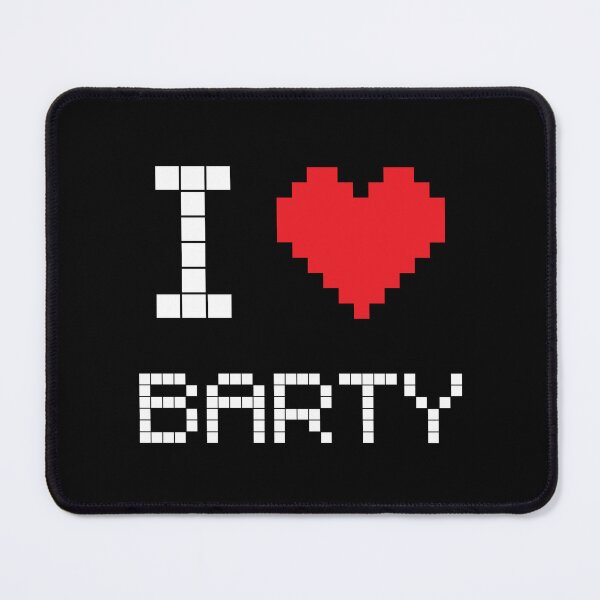 Item preview, I Love Barty: Tennis Retro Pixel Dark designed and sold by OutofFocusShop.