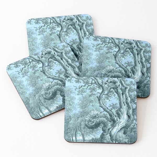 Item preview, Copy of Abstract Ancient tree in shades of blue designed and sold by Mary Egan.