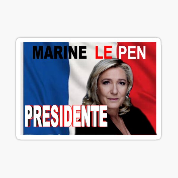 MARINE LE PEN PRESIDENTE Sticker