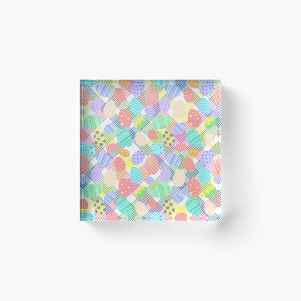 Item preview, Spring plaid,easter eggs pastel pattern designed and sold by cutecrazytshirt.