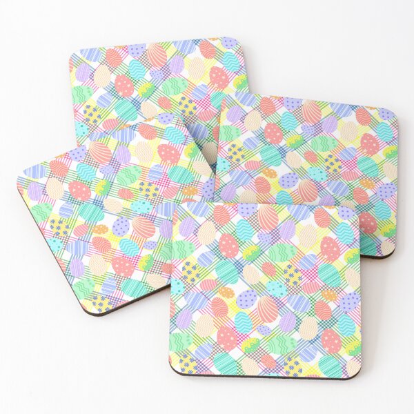Item preview, Spring plaid,easter eggs pastel pattern designed and sold by cutecrazytshirt.