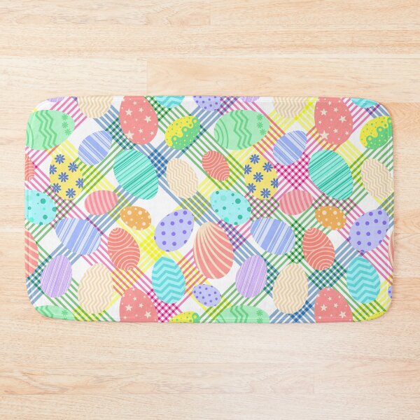 Item preview, Spring plaid,easter eggs pastel pattern designed and sold by cutecrazytshirt.