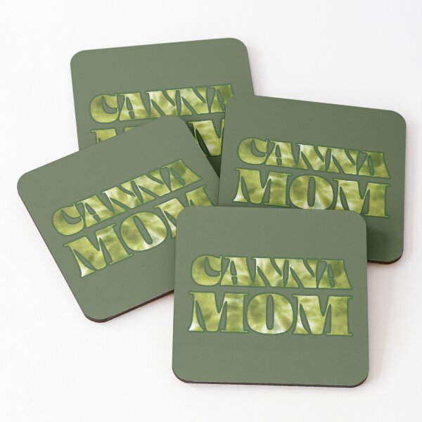 Item preview, CannaMom Green Tie Dye Hippie Font Design for Stoner Moms, Mothers Who Smoke 420/Weed/Cannabis/Pot/Marijuana Design designed and sold by SteamParliament.
