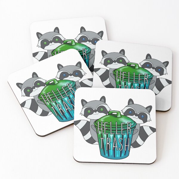 Item preview, Heller Trash with Raccoons designed and sold by spottedhound.