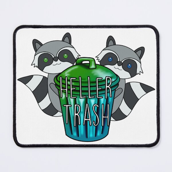 Item preview, Heller Trash with Raccoons designed and sold by spottedhound.