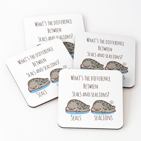 Item preview, What's the Difference Between Seals and Sealions? designed and sold by creative-star.