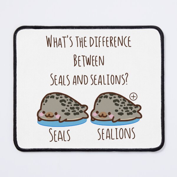 Item preview, What's the Difference Between Seals and Sealions? designed and sold by creative-star.