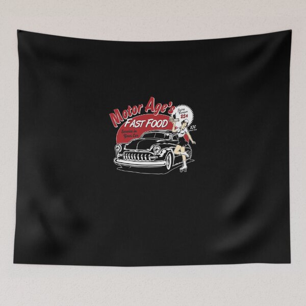 Item preview, Motor Age Fast Food Essential T-Shirt designed and sold by AlejandraAcuna.