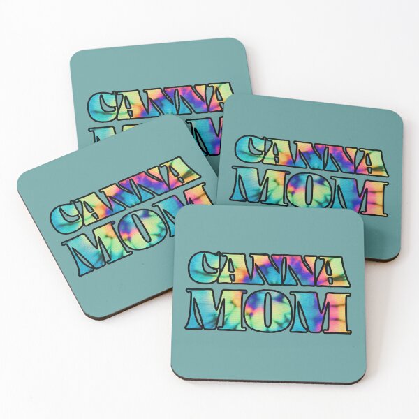 Item preview, CannaMom Mellow Rainbow Tie Dye Hippie Font Design for Stoner Moms, Mothers Who Smoke 420/Weed/Cannabis/Pot/Marijuana Design designed and sold by SteamParliament.