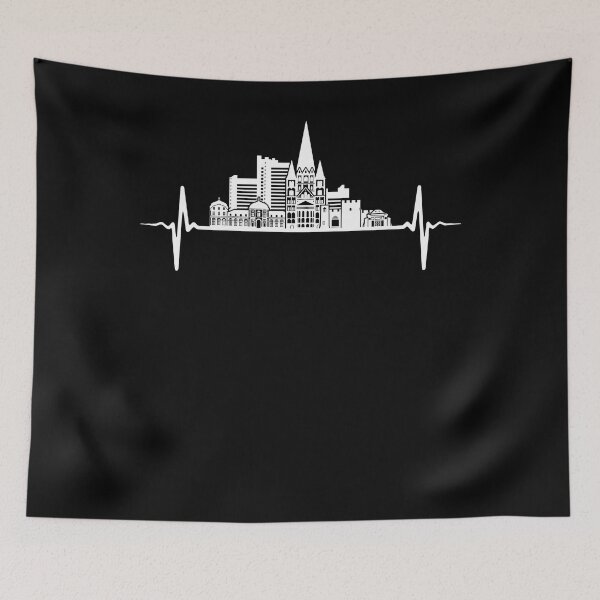 Item preview, Bonn Heartbeat Gift Bonn Skyline designed and sold by 1681830934131.