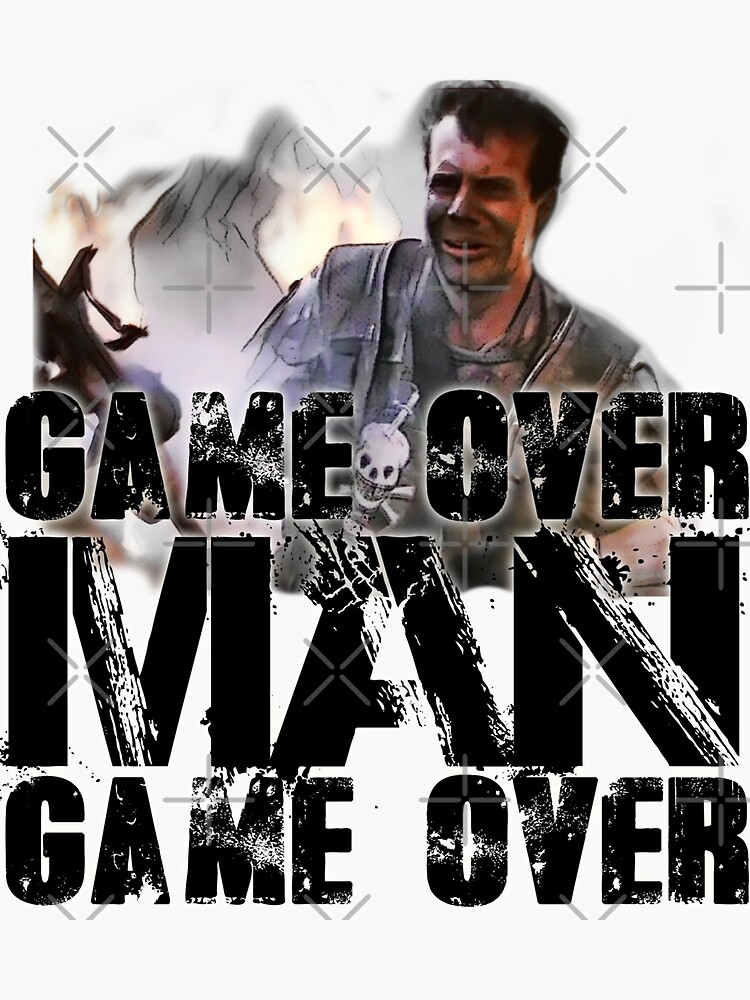 Game Over Man Game Over Sticker For Sale By Jtk667 Redbubble 3911