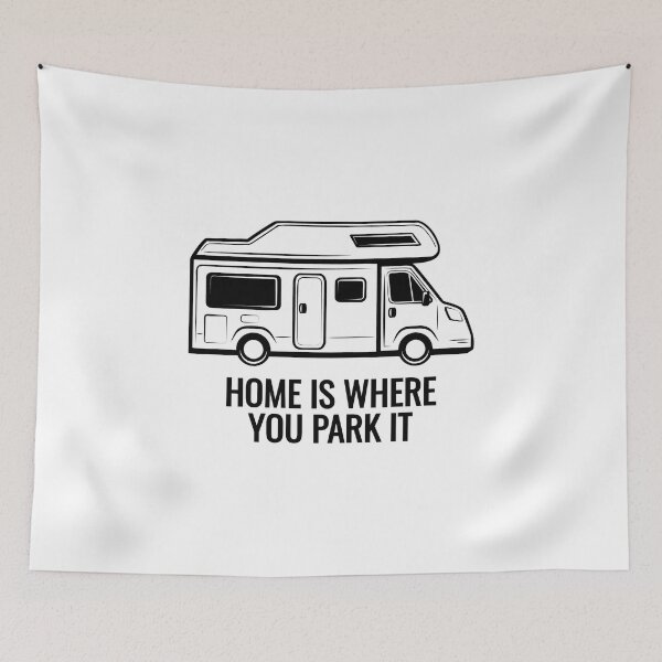 Item preview, Home is Where You Park It Funny Class C Motorhome designed and sold by EstelleStar.