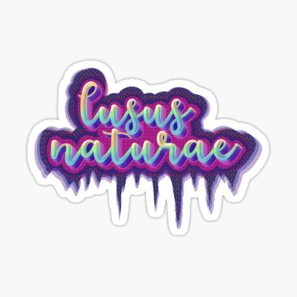 Language Art - Lusus Naturae Sticker