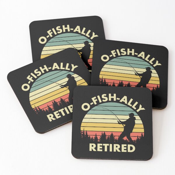 Item preview, Fishing Retirement Gift for a Fisherman Retiring O-FISH-ally designed and sold by EstelleStar.