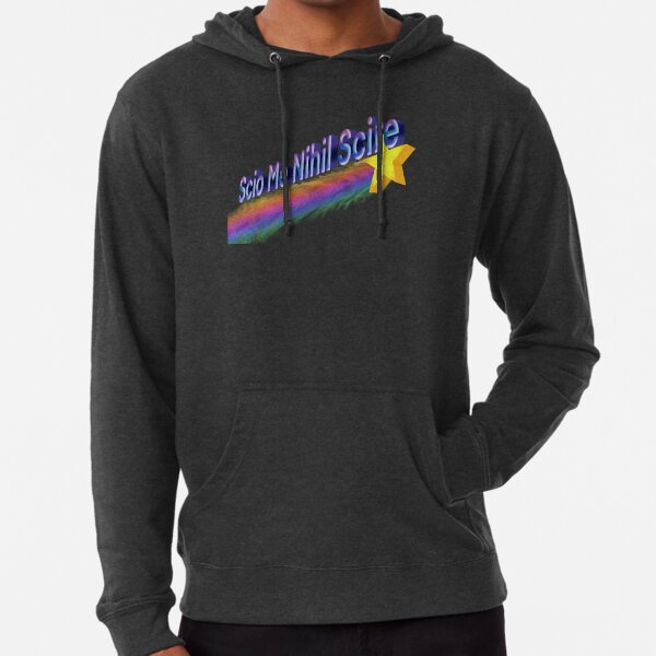 Language Art - Scio Me Nihil Scire Lightweight Hoodie