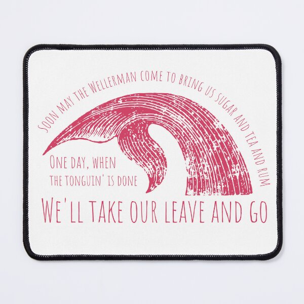Item preview, Soon May the Wellerman Come - Sea Shanty Pink designed and sold by AmplifyThought.