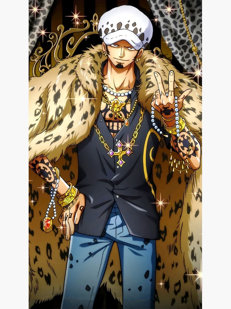 People Call Me Trafalgar Water Law One Piece Retro Vintage Sticker