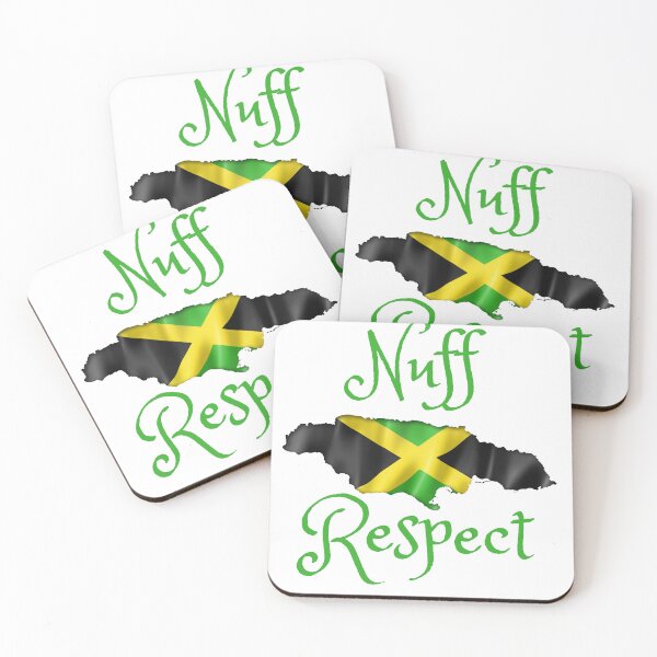 Item preview, Nuff Respect With Jamaican Flag Essential T-Shirt designed and sold by serenity sahara.