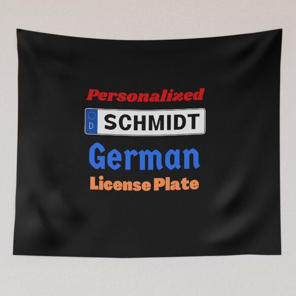 Item preview, Schmidt - Personalized German License  designed and sold by teewearstyle.