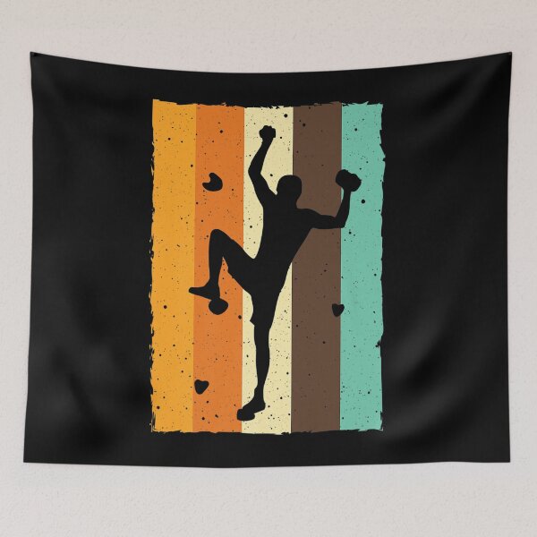 Aperçu de l'œuvre Vintage Bouldering Design Rock Climbing créée et vendue par michellexkelly.