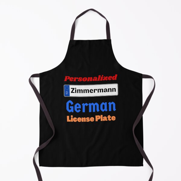 Item preview, Zimmermann - Personalized German License  designed and sold by teewearstyle.