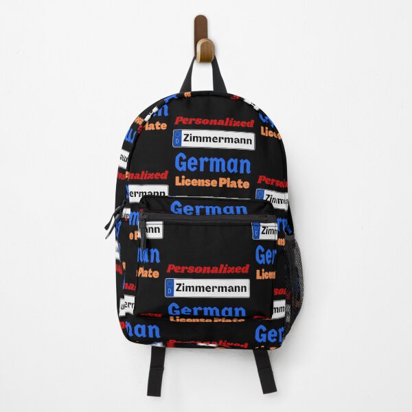 Item preview, Zimmermann - Personalized German License designed and sold by teewearstyle.