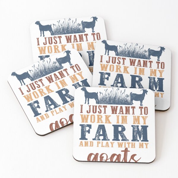 Item preview, I Just Want To Work  In My Farm And Play With My Goats designed and sold by SCayson.