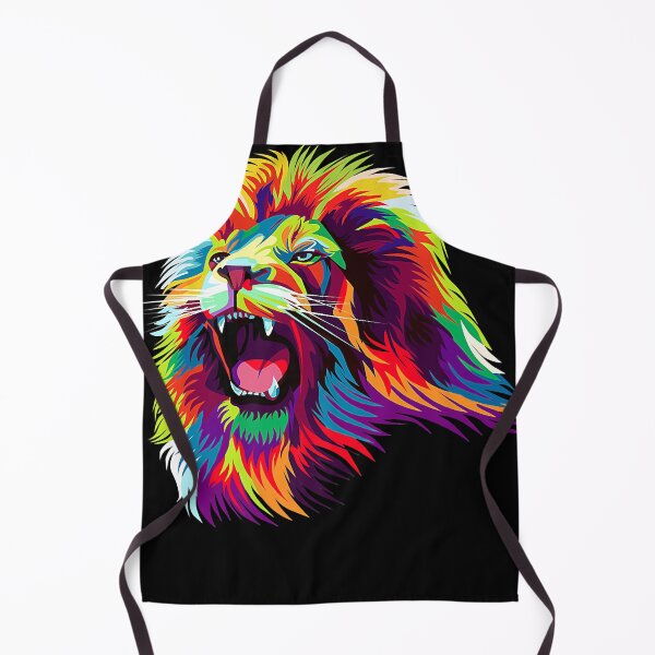 Artikelvorschau, Helle bunte coole Lion Head Face Pop Cool Art entworfen und verkauft von selenneraeann.