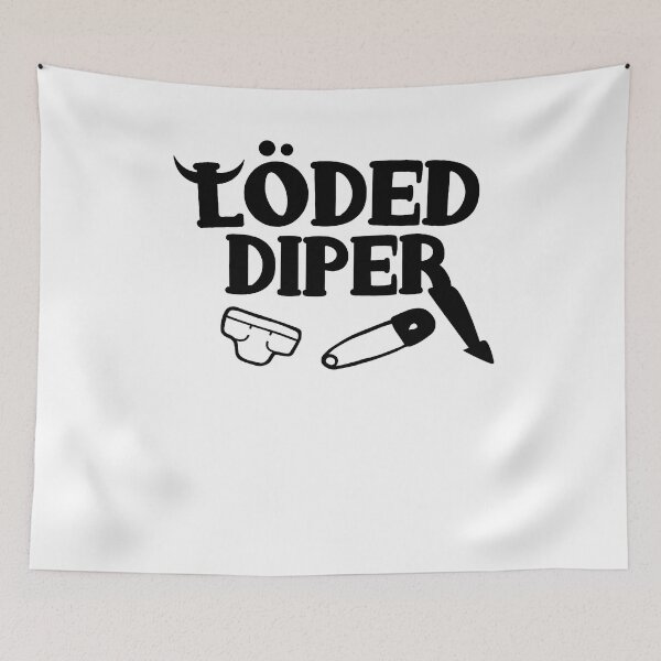 Item preview, Funny Loded Diper Parents black designed and sold by GREGORY-SHOE.