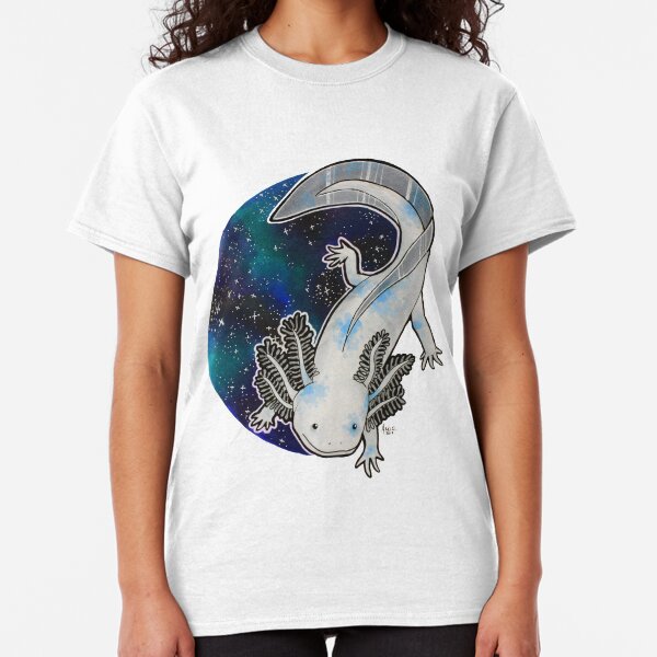 Galaxy Axolotl Artwork Classic T-Shirt