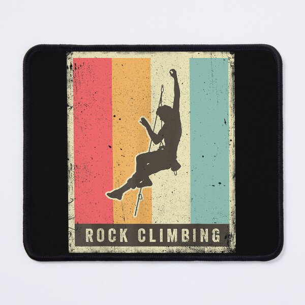 Item preview, Vintage Rock Climbing Sport Retro Poster designed and sold by michellexkelly.