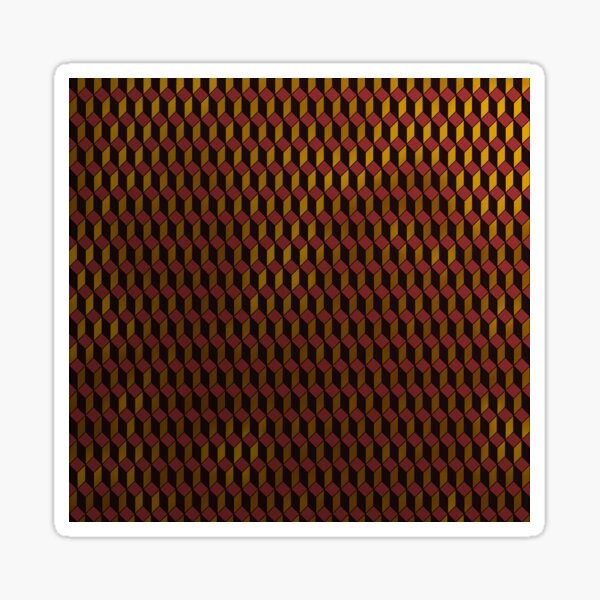 Red-Gold Scales Sticker