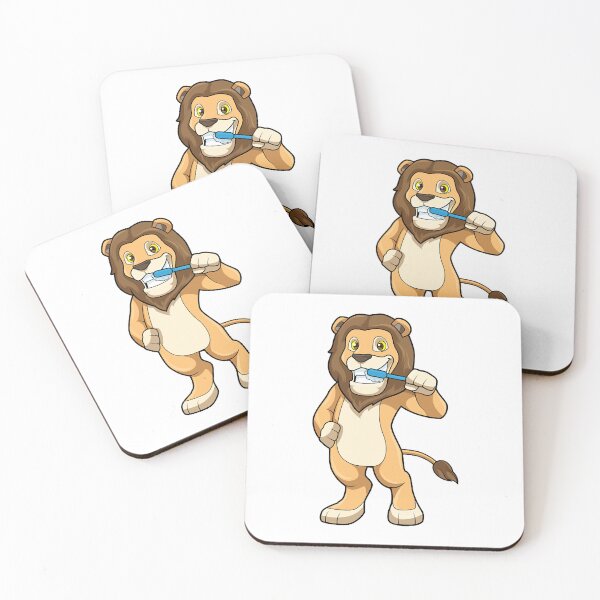 Item preview, Lion with Toothbrush  designed and sold by thai1993.