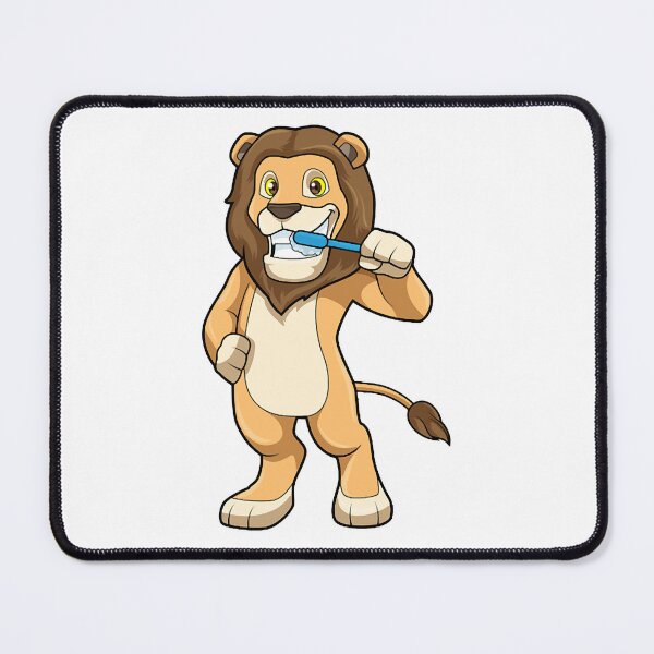 Item preview, Lion with Toothbrush  designed and sold by thai1993.